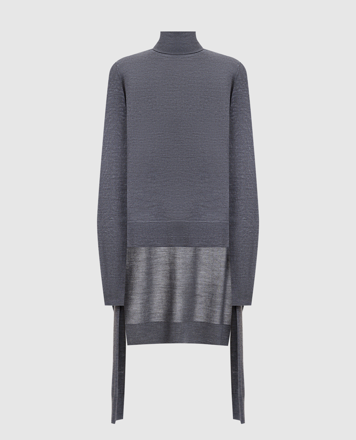 

Серый гольф из шерсти и шелка, Гольфы