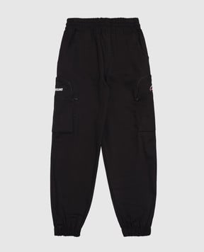 Sprayground Дитячі чорні джогери Bear In The Pocket SPY1392