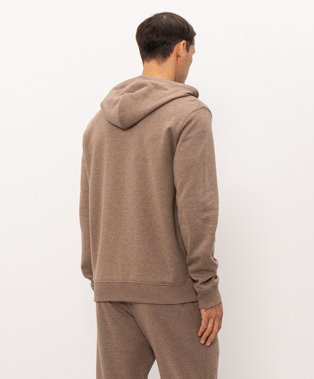 Canali Коричневая спортивная куртка MJ02454T0968 изображение 4