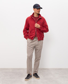 Brunello Cucinelli Бордова футболка M29805200