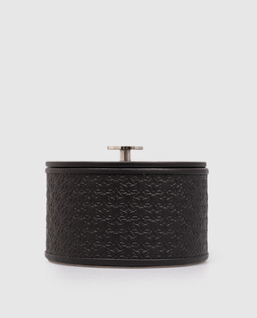 Giobagnara Темно-коричнева шкіряна скринька для зберігання дрібниць ESHB301E74