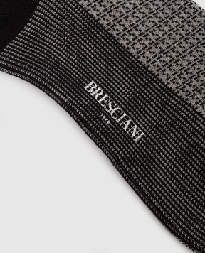 Bresciani Сірі шкарпетки у візерунок MC014JQ1446XX