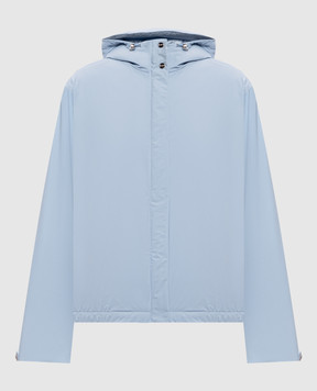 Herno Голубая куртка с капюшоном GI00051DR12387SZ