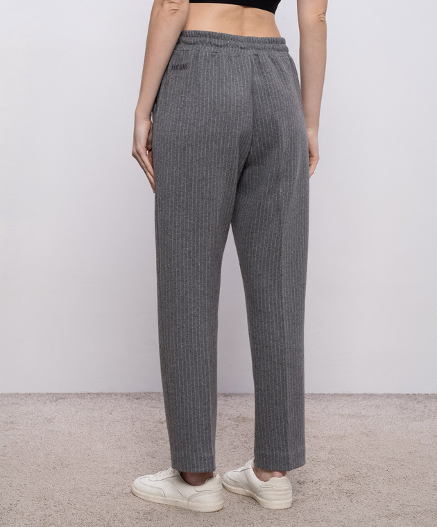Mackage Серые брюки NEV-K в полоску NEVK изображение 4