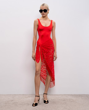 Venuja Красный купальник BODY OP001B