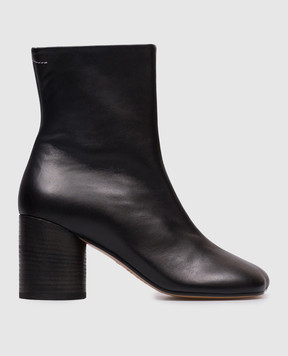 Maison Margiela MM6 Черные кожаные ботильоны S59WU0235P3628