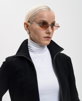 Kuboraum Сріблясті складні сонцезахисні окуляри H44 KRSH44SP0000004P