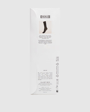 Wolford Черные носки INFINITE ROSE из кружева 41812