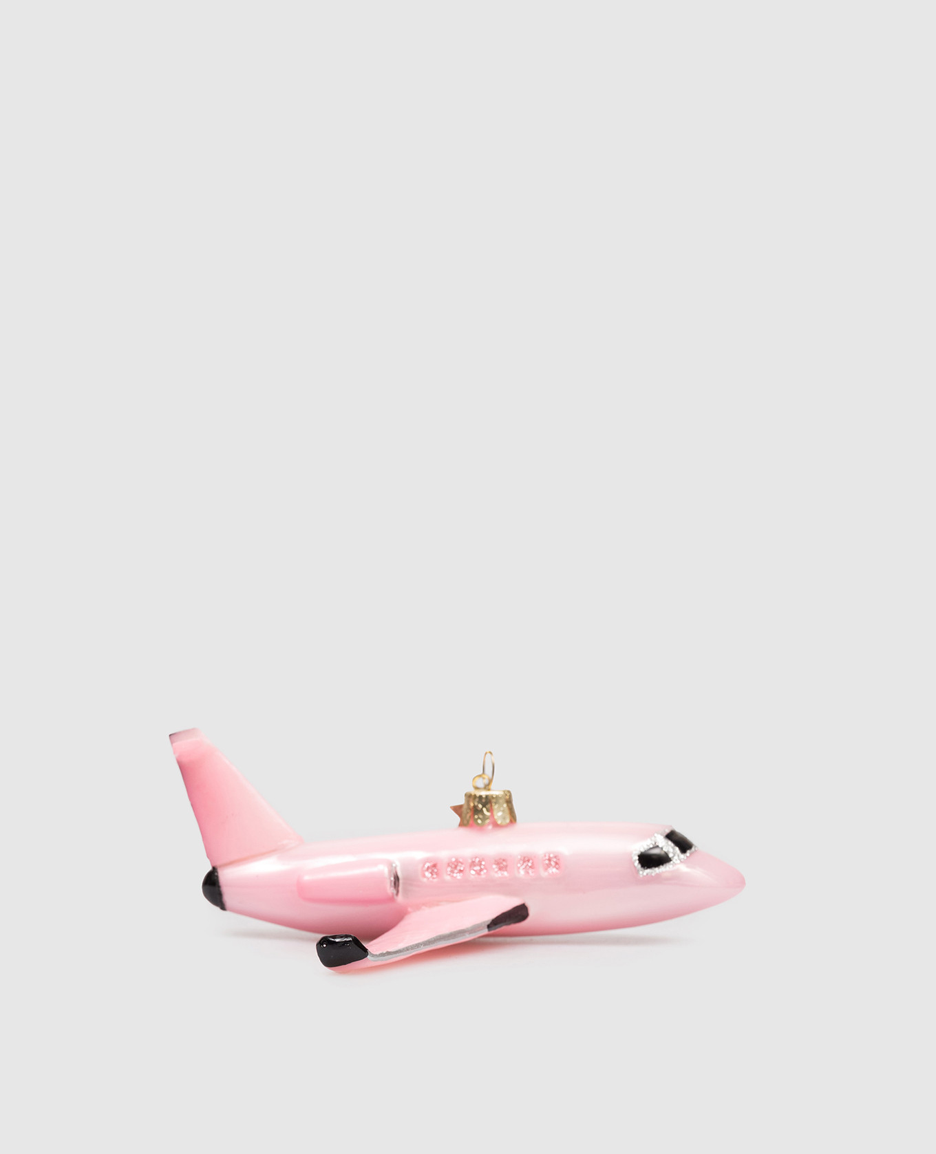 

Елочная игрушка Airplane, Розовый, Елочные украшения