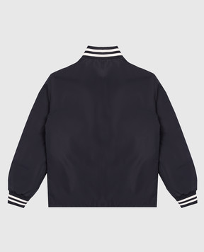 Moncler ENFANT Детская синяя двухсторонняя пуховая куртка-бомбер Cemal L19541A0001259876