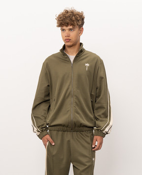 Palm Angels Спортивні куртки кольору хакі PAMBD006FB001