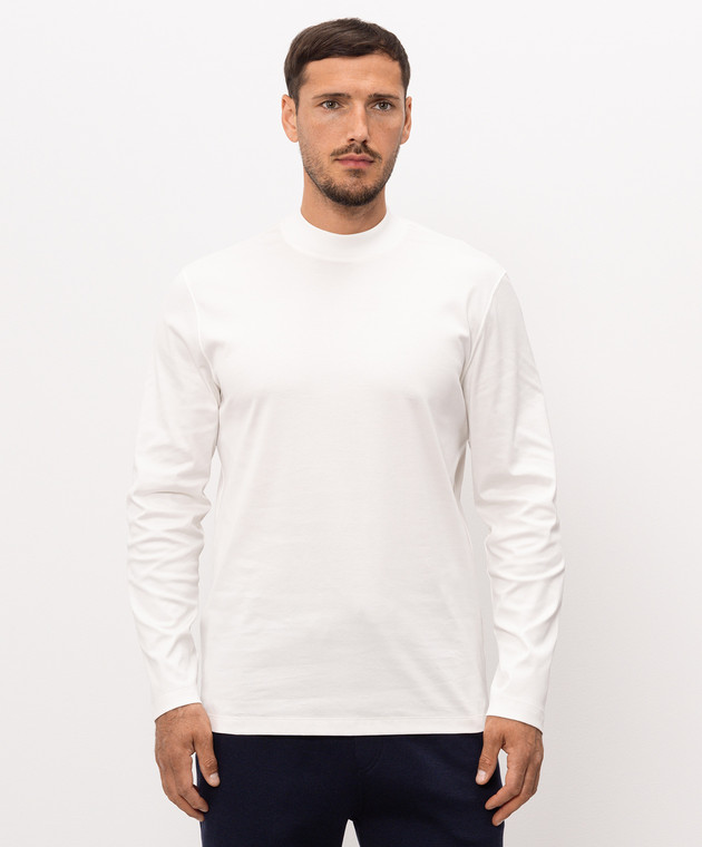 Brunello Cucinelli Білий лонгслів M0B131366 зображення 3