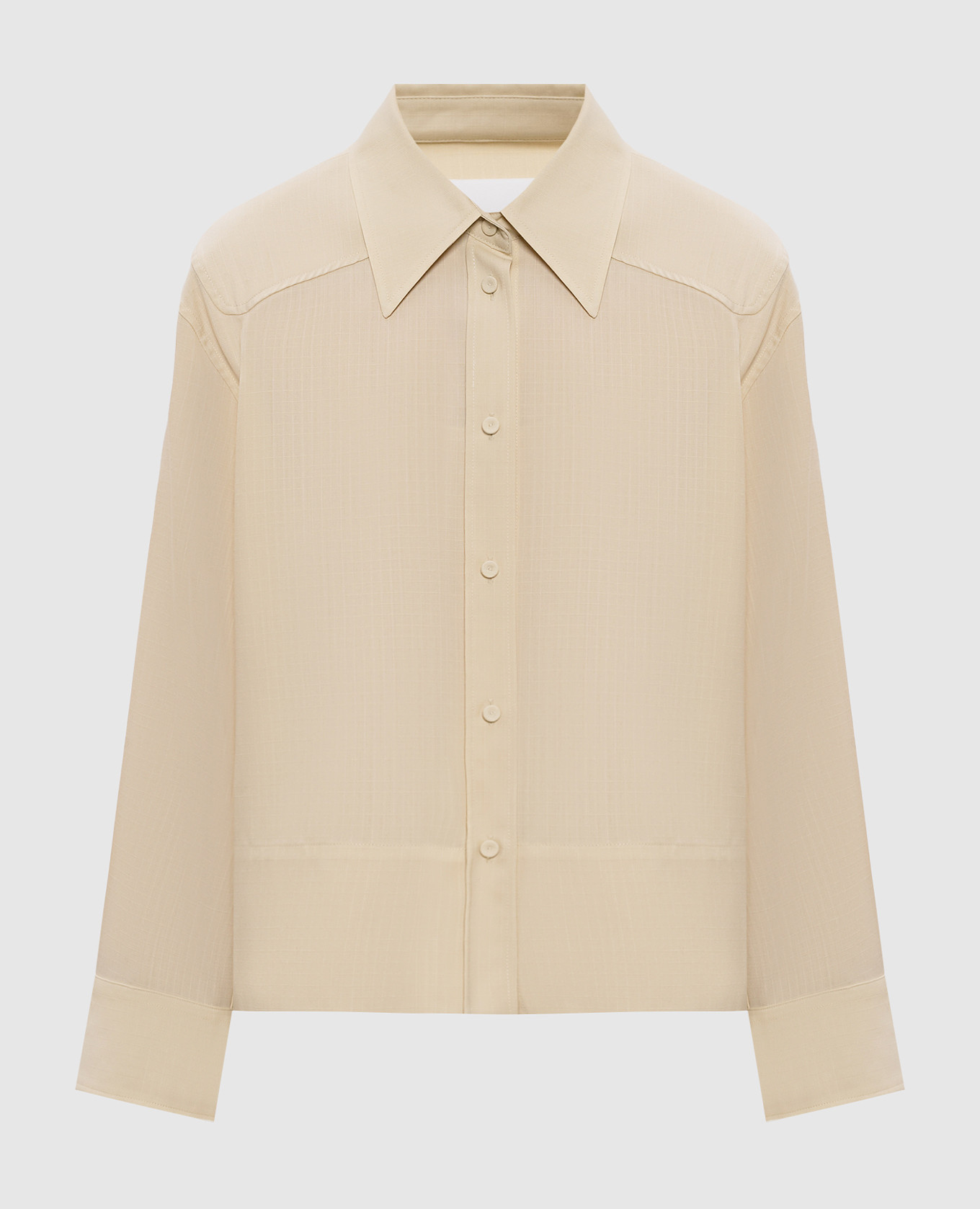 

Желтая рубашка из шерсти, Желтый, Рубашки