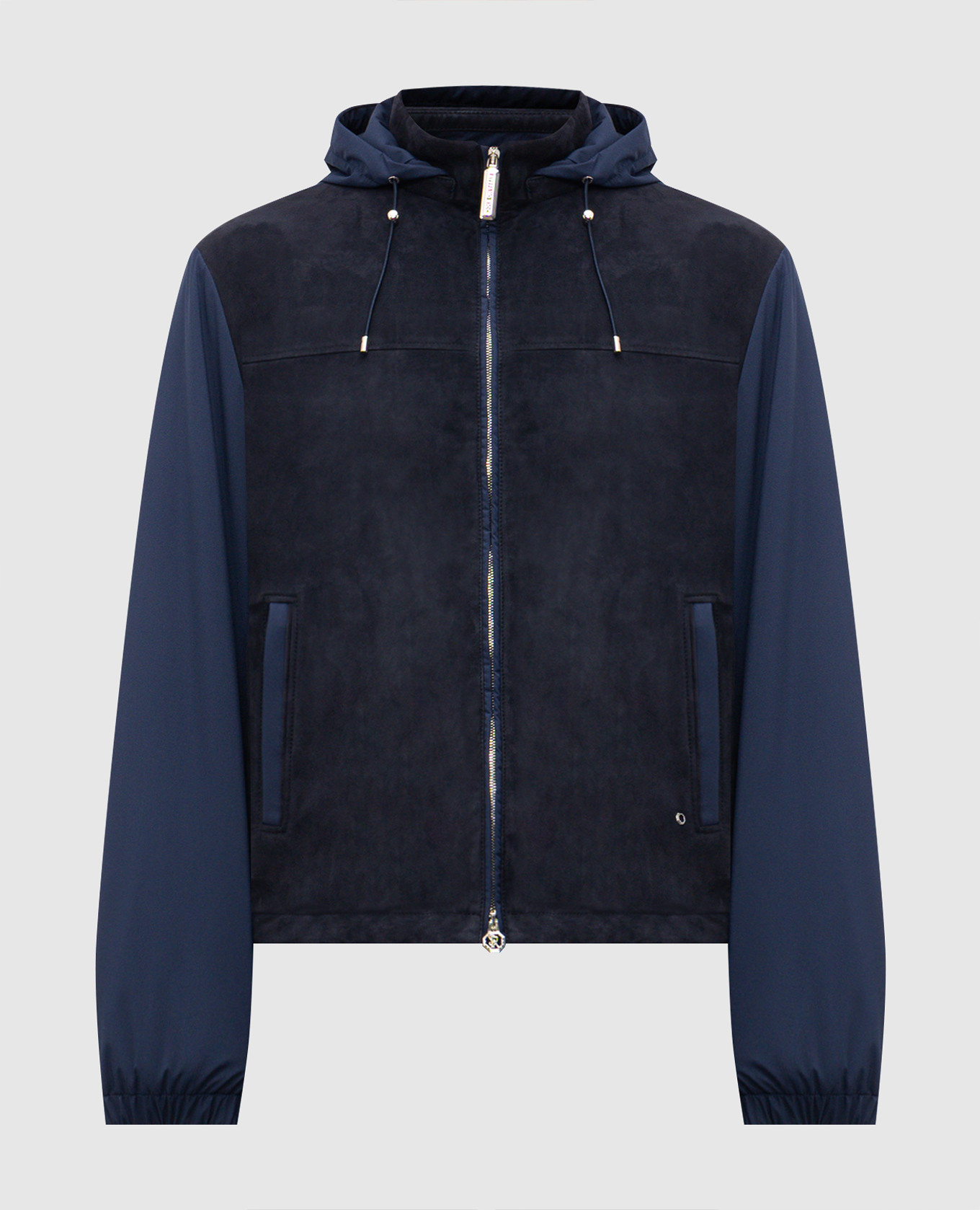 

Синяя комбинированная куртка, Синий, Куртки