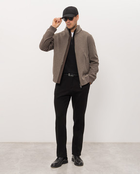 Cashmere&Whiskey Коричнева куртка з вовни 8400865307