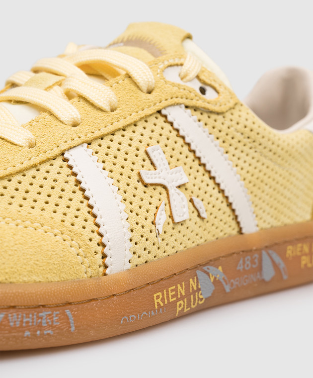 Premiata Жовті замшеві кросівки Bonnied BONNIED8035 зображення 5