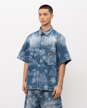 AMIRI Синя джинсова сорочка CHATEAU PALMS AMTOSH1121