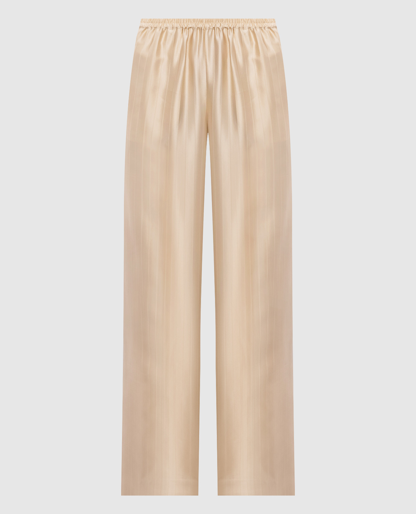 Бежевые штаны KADALA с шелком