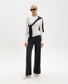 LISA YANG Білий джемпер Vivian з кашеміром 2025146