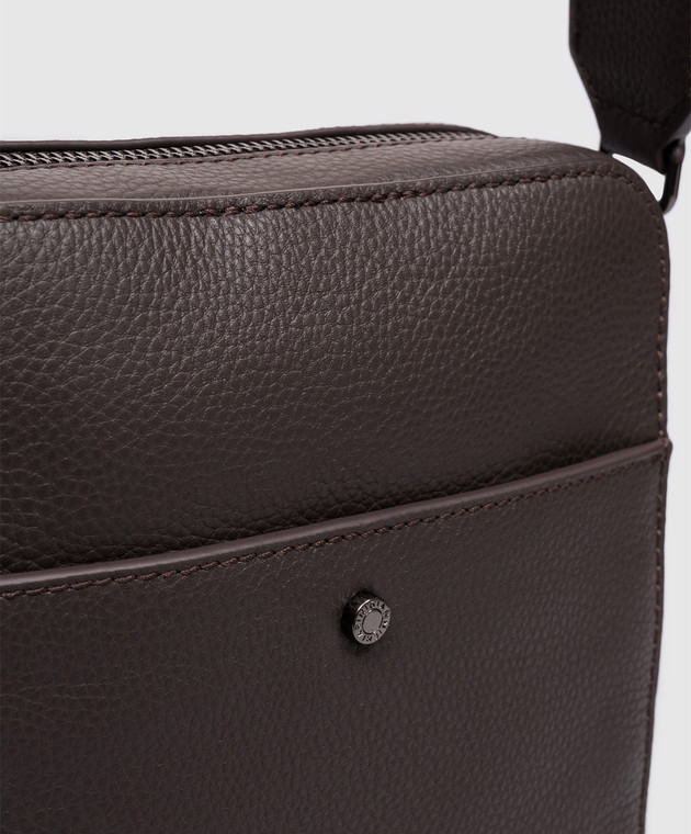 Gianni Chiarini Коричнева шкіряна сумка BSUB20636GRNCRV зображення 4