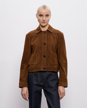 Max Mara Коричневая замшевая куртка BAIA MSTBAIA