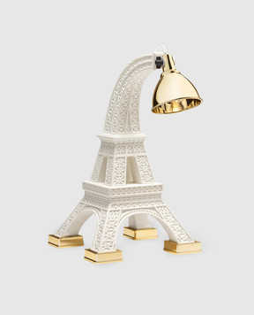 Qeeboo Біла настільна лампа Paris M 33001WH