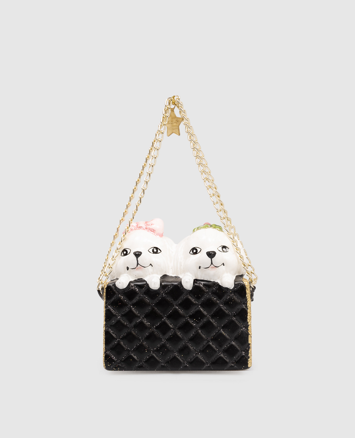 

Елочная игрушка Fashion Bag Dogs, Черный, Елочные украшения