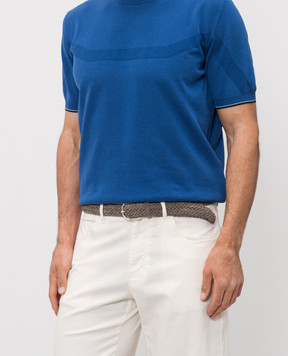 Orciani Сірий замшевий плетений ремінь U08318SUP