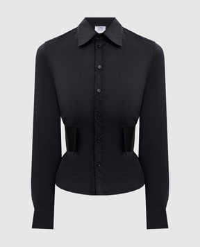 Vetements Чорна сорочка WH27SH042B