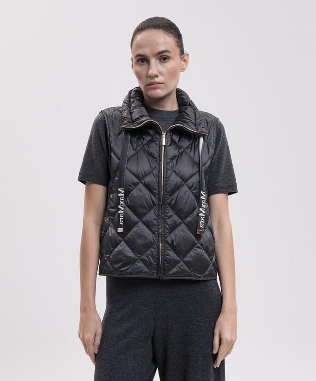 Max Mara Серый пуховой жилет REGIC TREGIC изображение 3