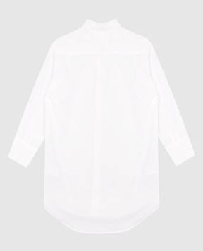 Maison Margiela MM6 Дитяча біла сорочка з принтом логотипа M60943MM014