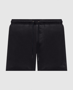 Peserico Синие шорты для плавания с вышивкой эмблемы R17001C0RCC808