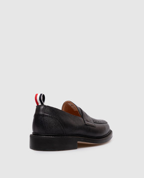 Thom Browne Черные кожаные лоферы MFD054A00198