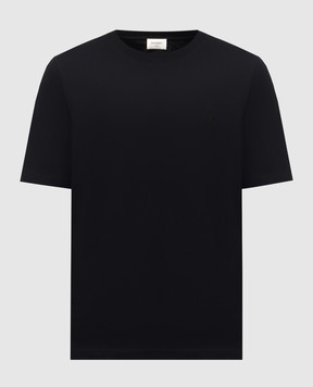 Saint Laurent Чорна футболка CASSANDRE 862769Y38AK