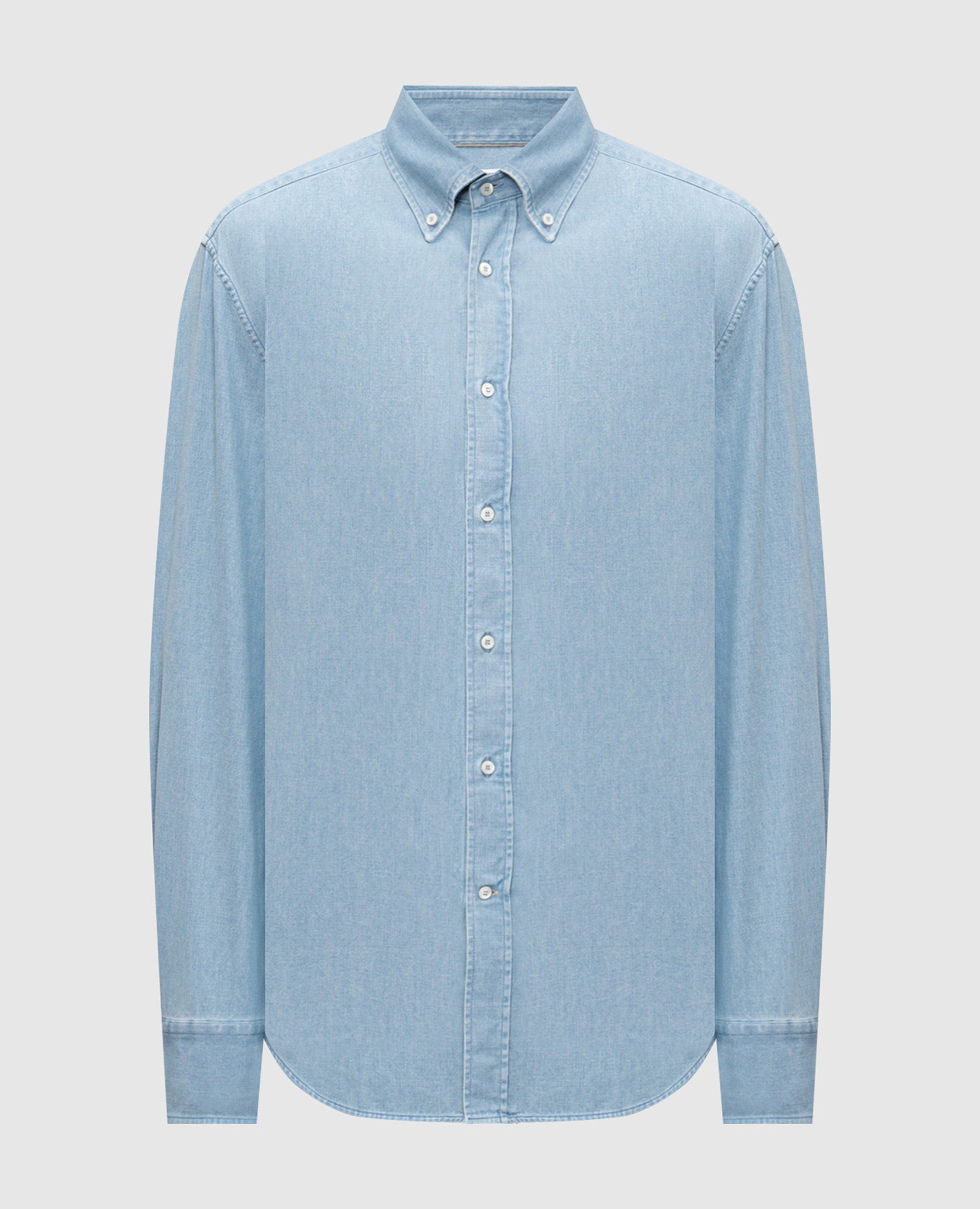 

Голубая джинсовая рубашка, Голубой, Рубашки