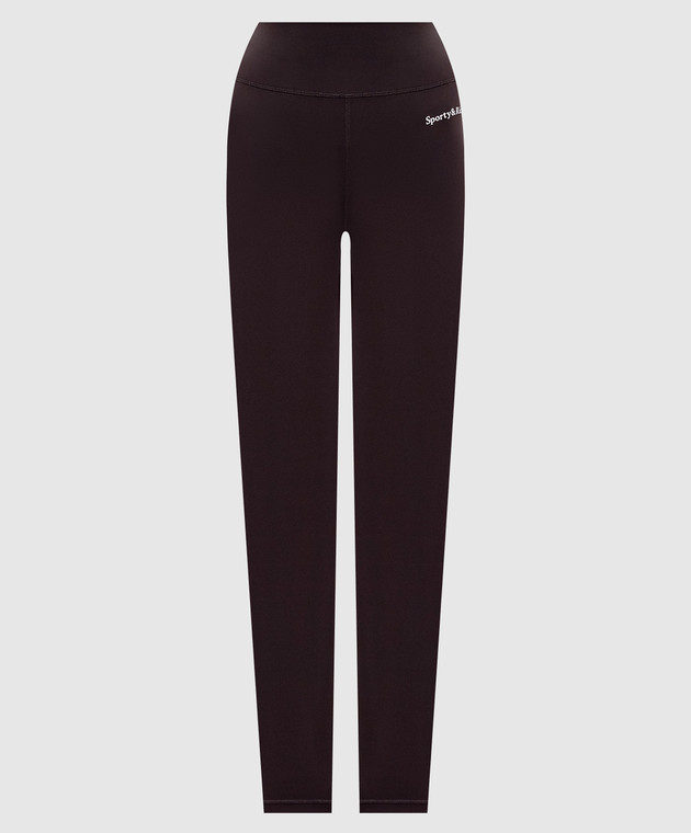 Sporty & Rich Коричневі легінси Serif PA002711300BR29