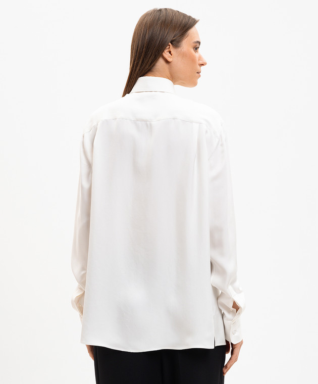 Tom Ford Белая блуза из шелка CA3343FAX1717 изображение 4