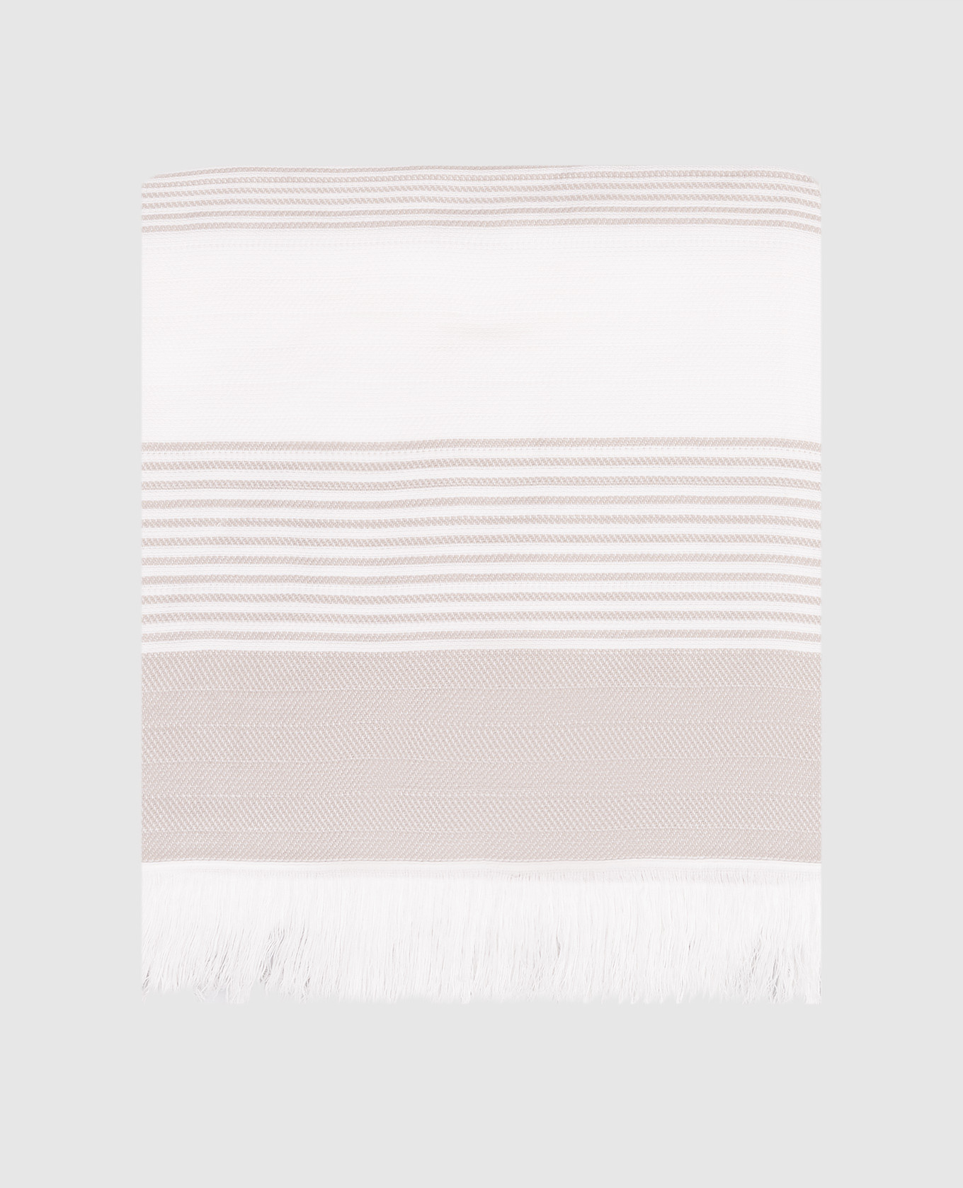 Полотенце KARINA в полоску с бахромой