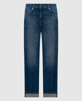 Peserico Сині джинси з відворотами A04589L86Q04291