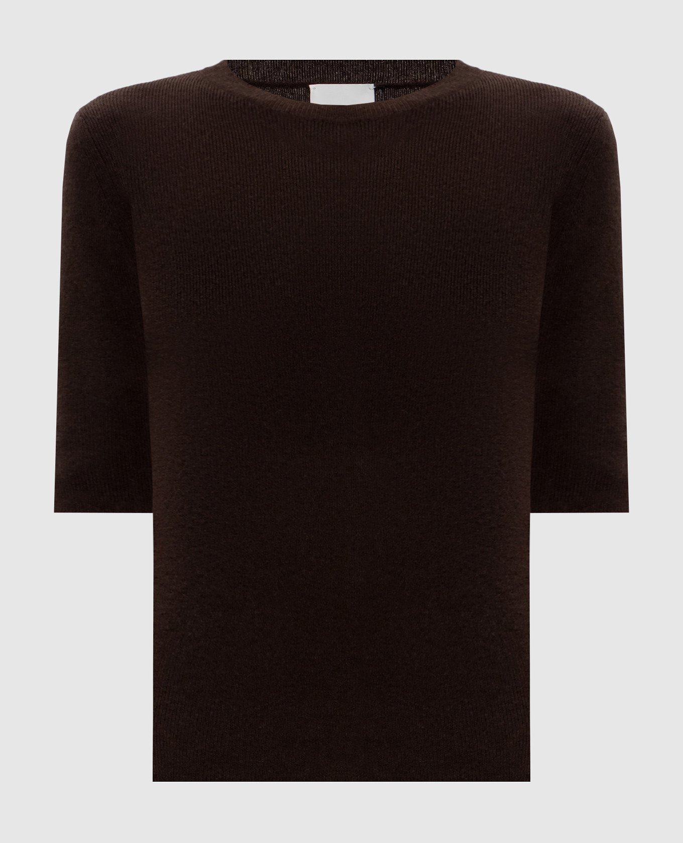 Brown wool and cashmere top Allude