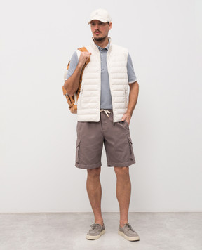 Brunello Cucinelli Голубое поло ME8543966