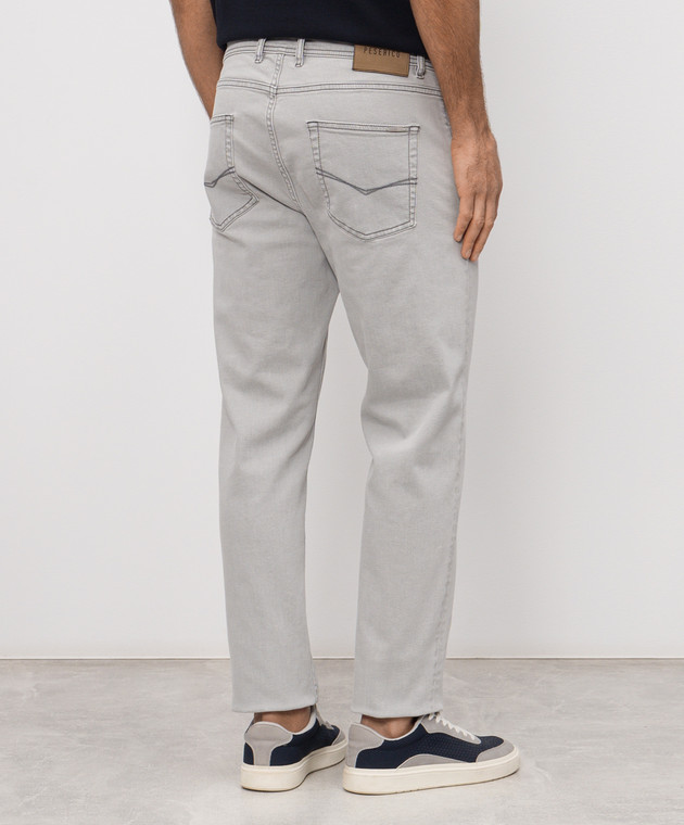 Peserico Серые джинсы с логотип патч R54717L95Q04953 изображение 4