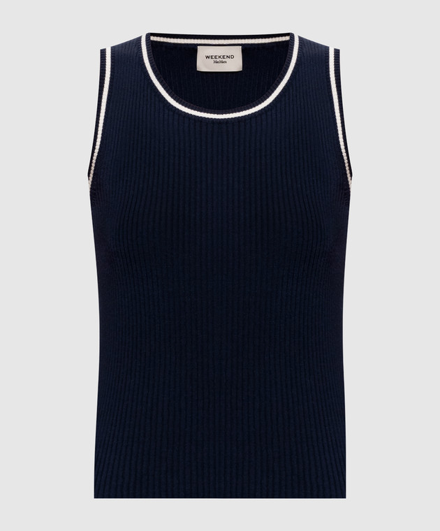 Max Mara Weekend Синяя майка TARO WKDTARO