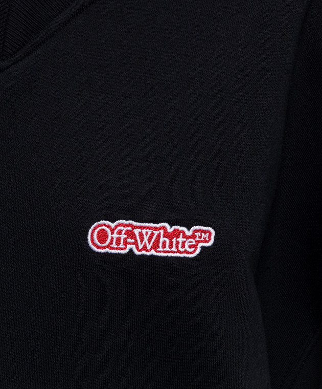 Off-White Черное платье Star 2FU00595T изображение 5