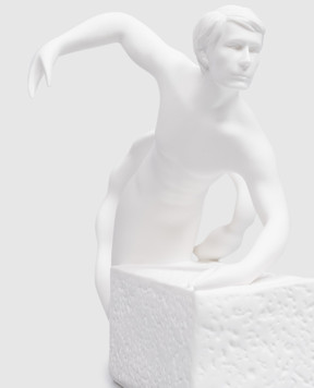 Palais Royal Декоративна біла порцелянова статуетка Zodiac Scorpio man 4523
