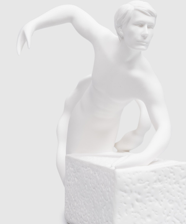 Palais Royal Декоративна біла порцелянова статуетка Zodiac Scorpio man 4523 зображення 3