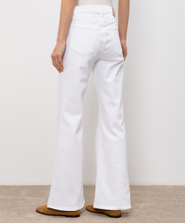 CITIZENS OF HUMANITY Белые джинсы клеш Kimberly 22453003 изображение 4