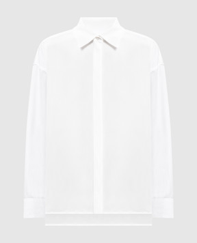 Dondup Белая рубашка с шелком DC492CF0200VXXX