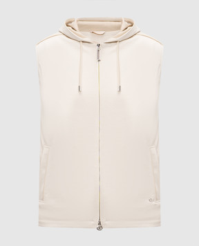 Stefano Ricci Бежевый жилет из шерсти MDJ61001305650