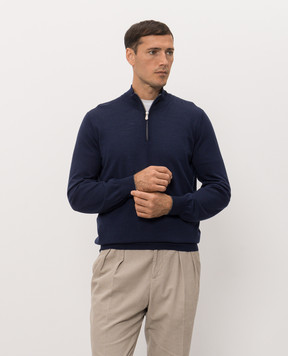 Brunello Cucinelli Джемпер синього кольору M2400124